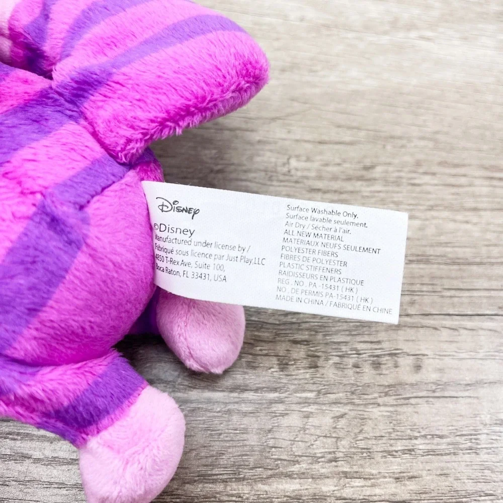 Disney Alice's Wonderland Bakery Plush 7‎ inch CHESHIRE CAT Stuffed TOY